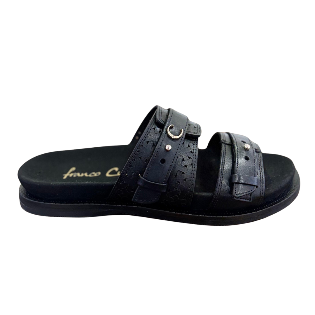 Sandalia CUADRA Res Negro