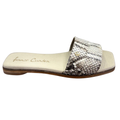 Sandalia CUADRA Pitón Beige