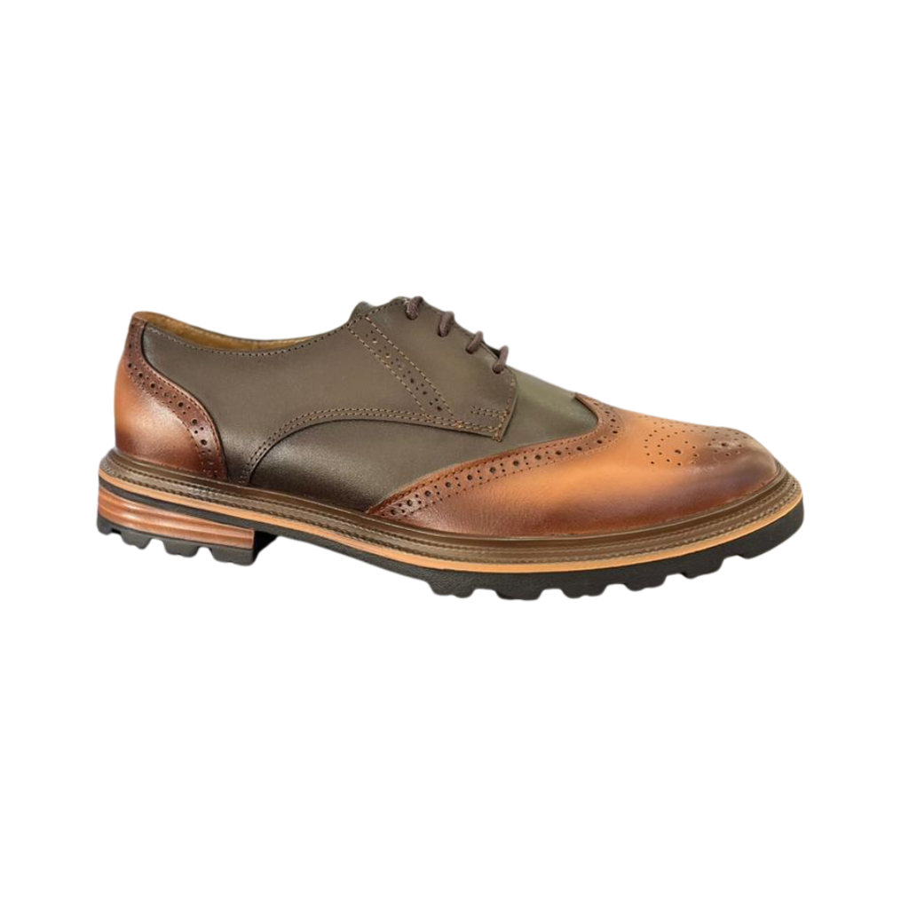 Zapato BARBO Miel/Verde