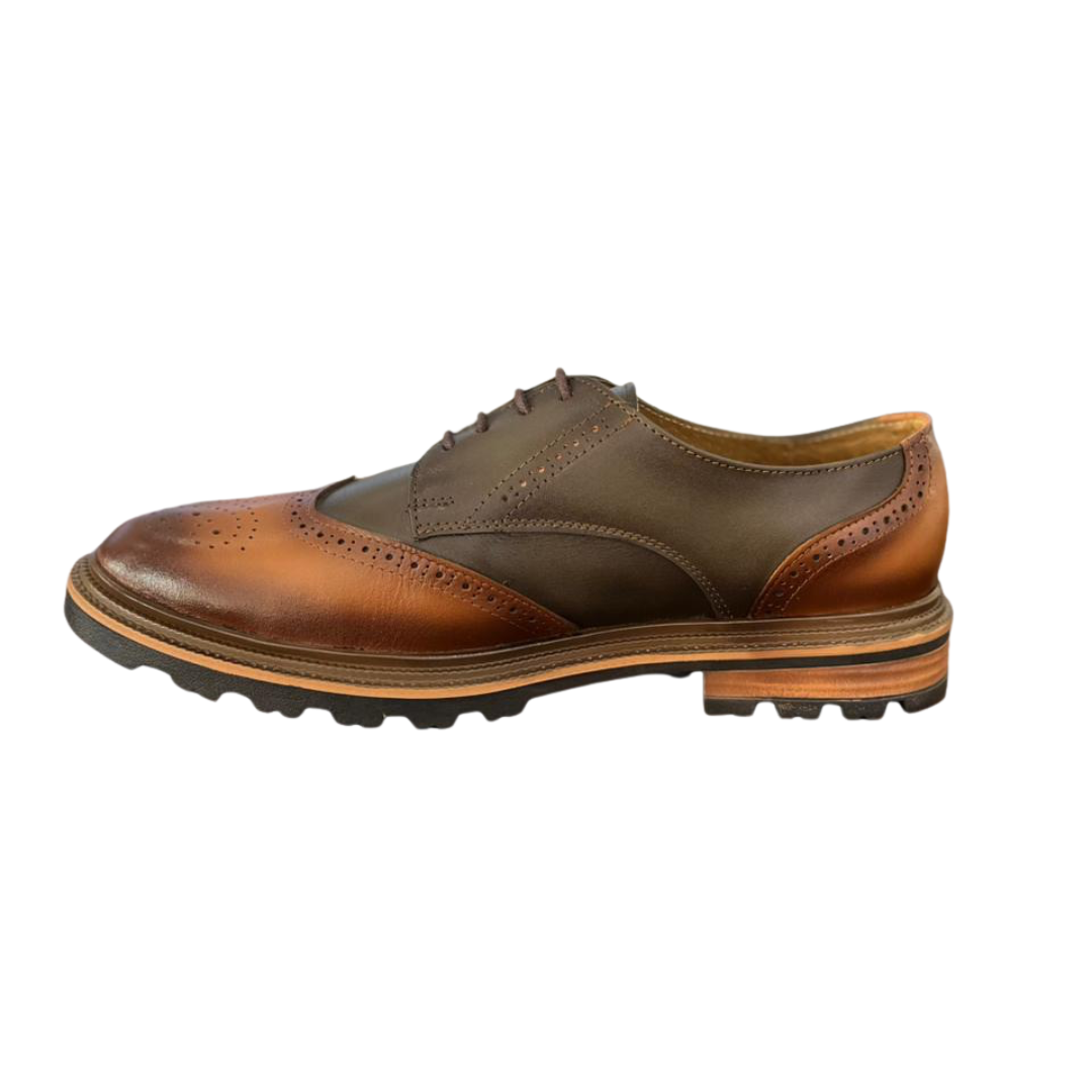 Zapato BARBO Miel/Verde