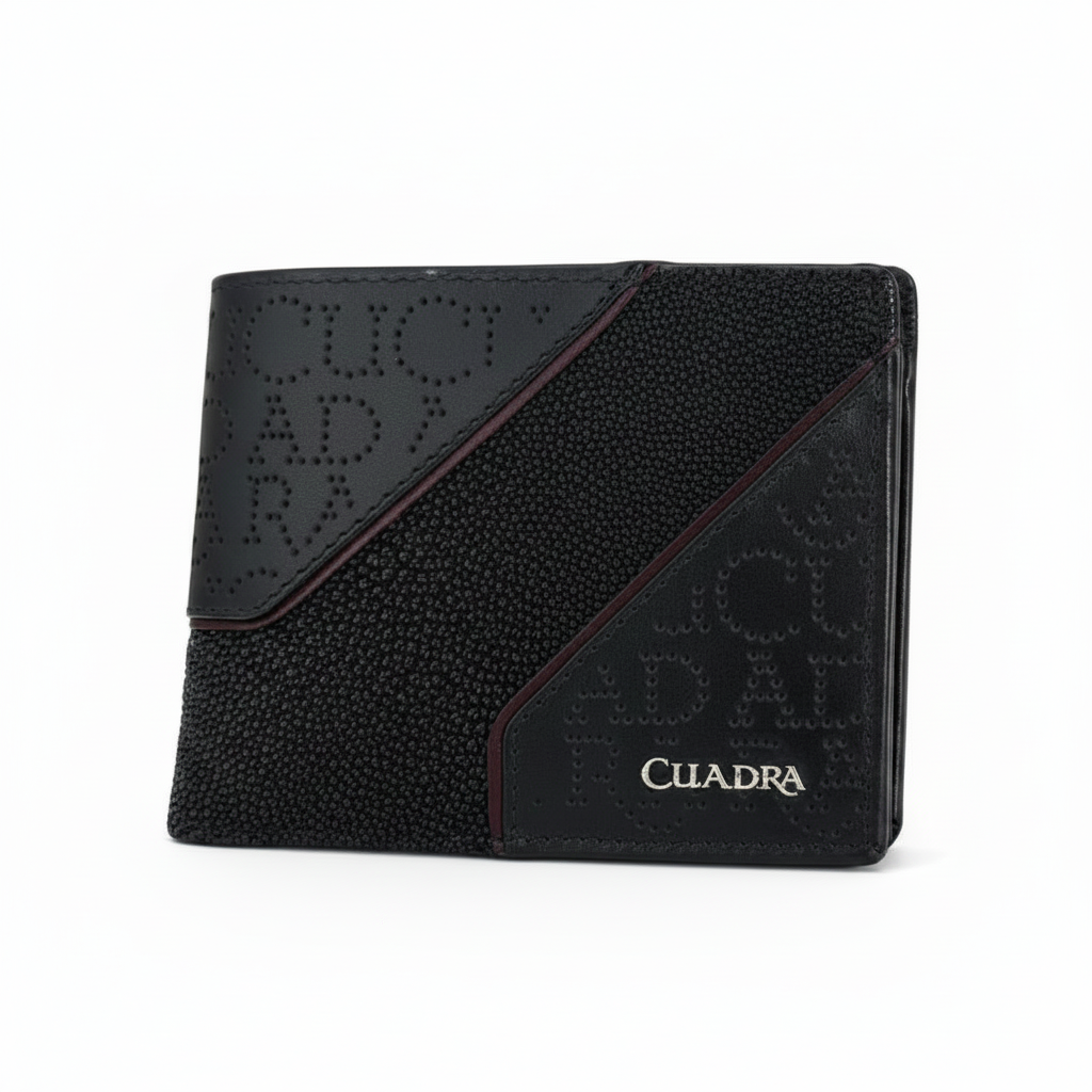 Cartera CUADRA Mantarraya Negro