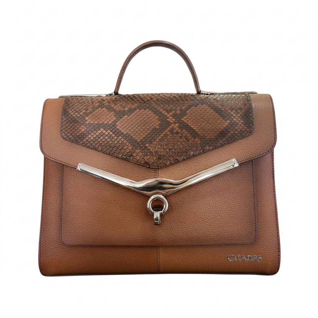 Bolsa CUADRA Pitón Café