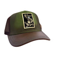 Gorra CUADRA verde/café