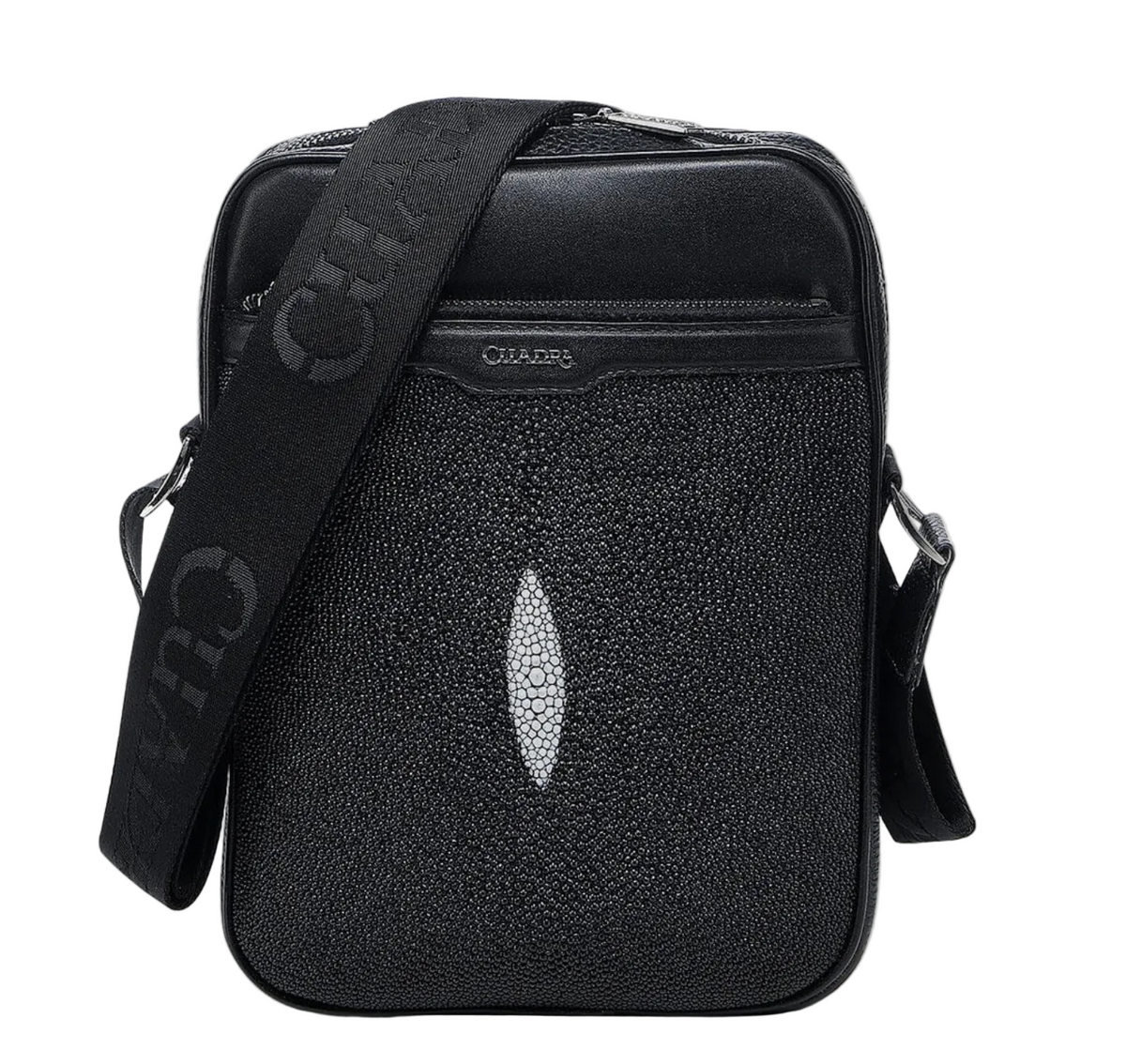 Bandolera CUADRA Mantarraya Negro