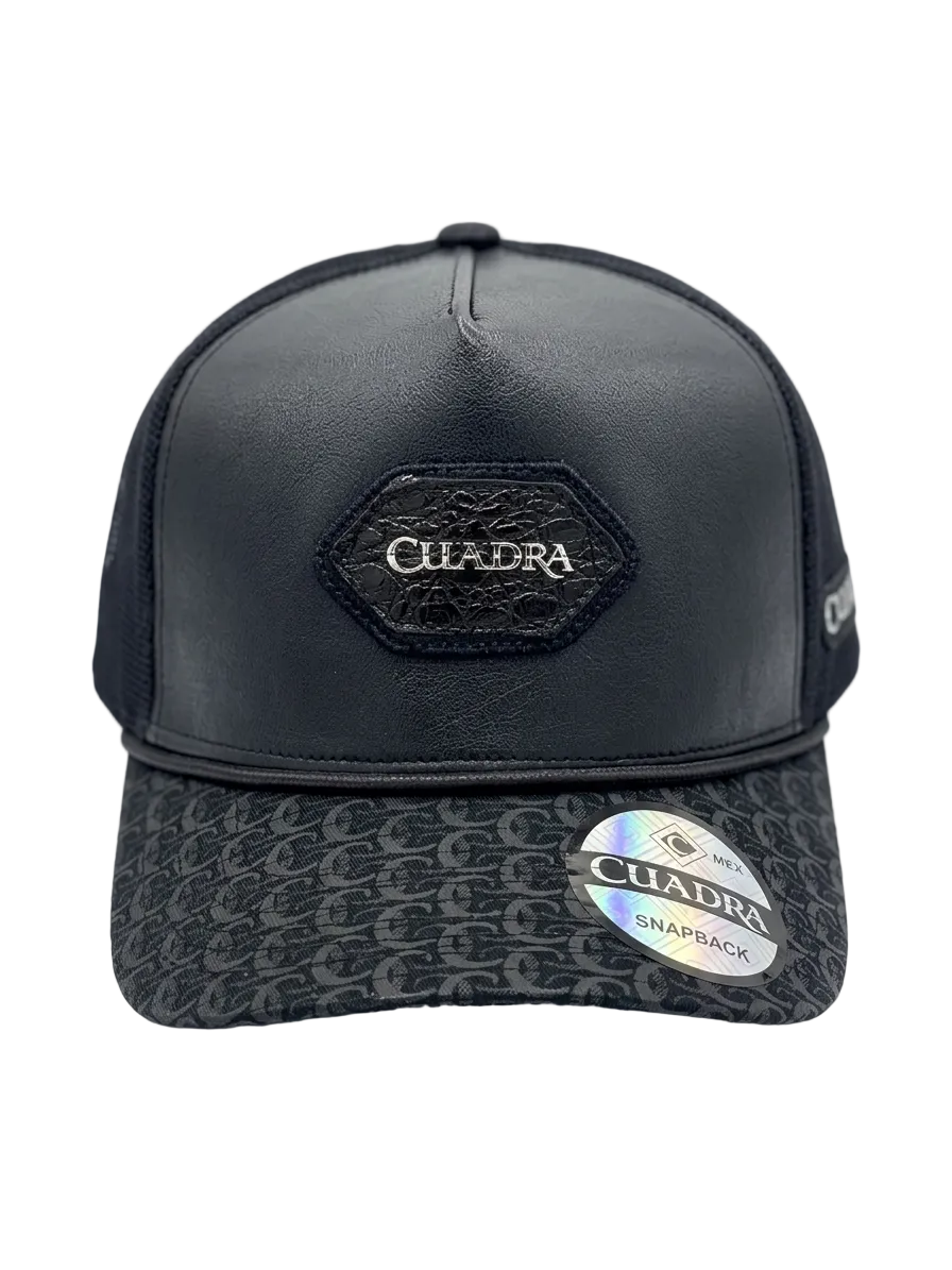 Gorra CUADRA Caiman Negro